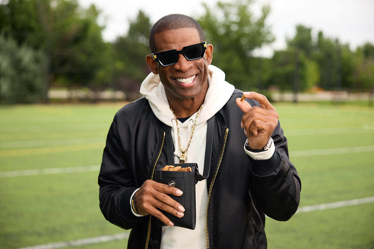 Deion Sanders Owns His Prime With California Almonds This Season